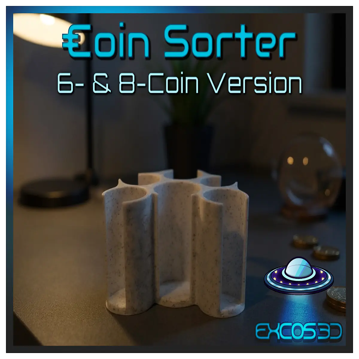 Coin Sorter Euro 6 8 Coin Version Automatic Coin Classifier Money Organizer Euro Sorting Machine