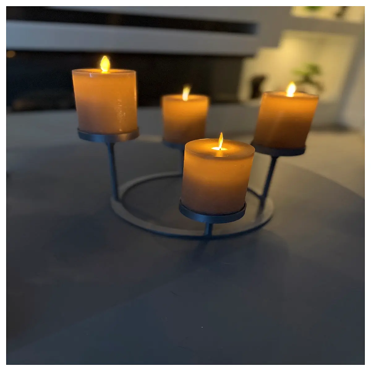 Festival Flower Candle Holder Celebration Decor Ceremony Lighting Ambiance Creation Festival Flower Ring Accessories