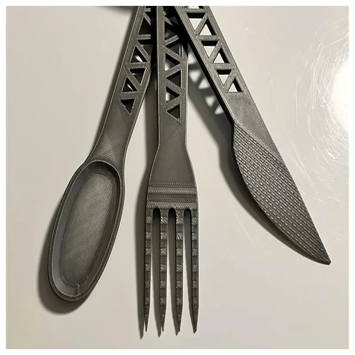 survival camping emergency utensils set lightweight portable spork for hiking backpacking outdoor gear