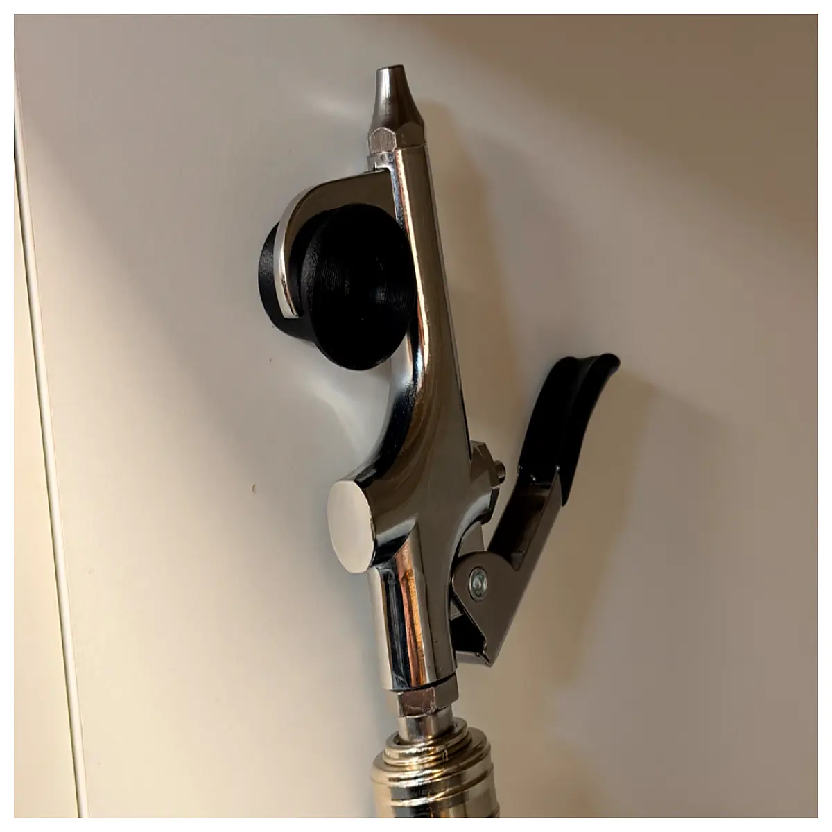 tire valve stem cap hook organizer for bike pump air compressor hose storage rack wall mount garage tool holder