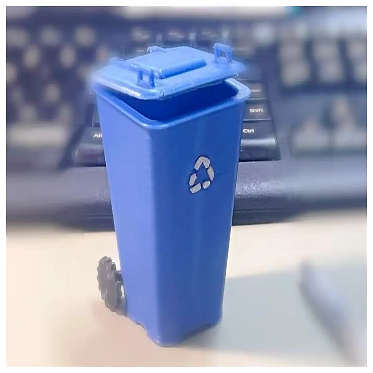 Mini Desktop Car Trash Can Small Apartment Property Trash Bucket Compact Waste Bin Home Office Storage