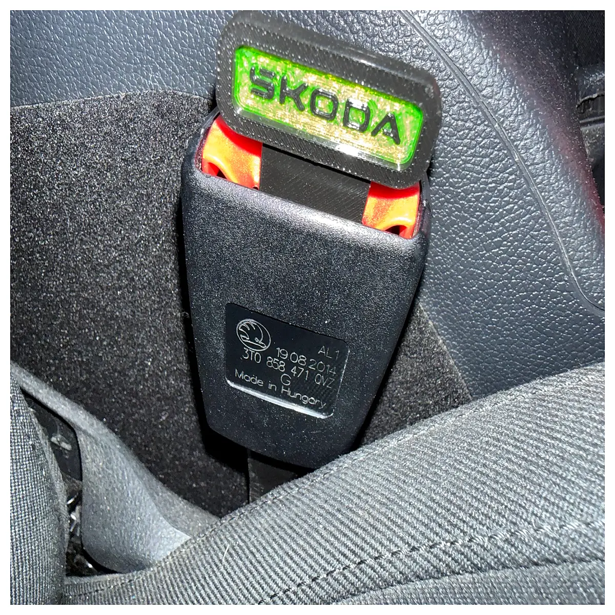 seat belt replacement strap buckle clip repair for octavia fabia superb rapid