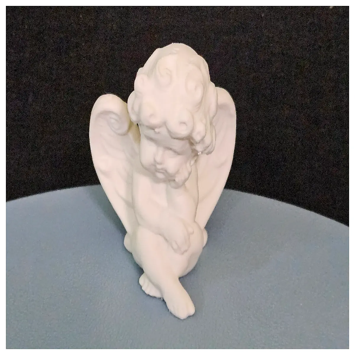Angel Statue Religious Decor Art Sculpture Spiritual Gift Holy Image Home Placement Prayer Ornament