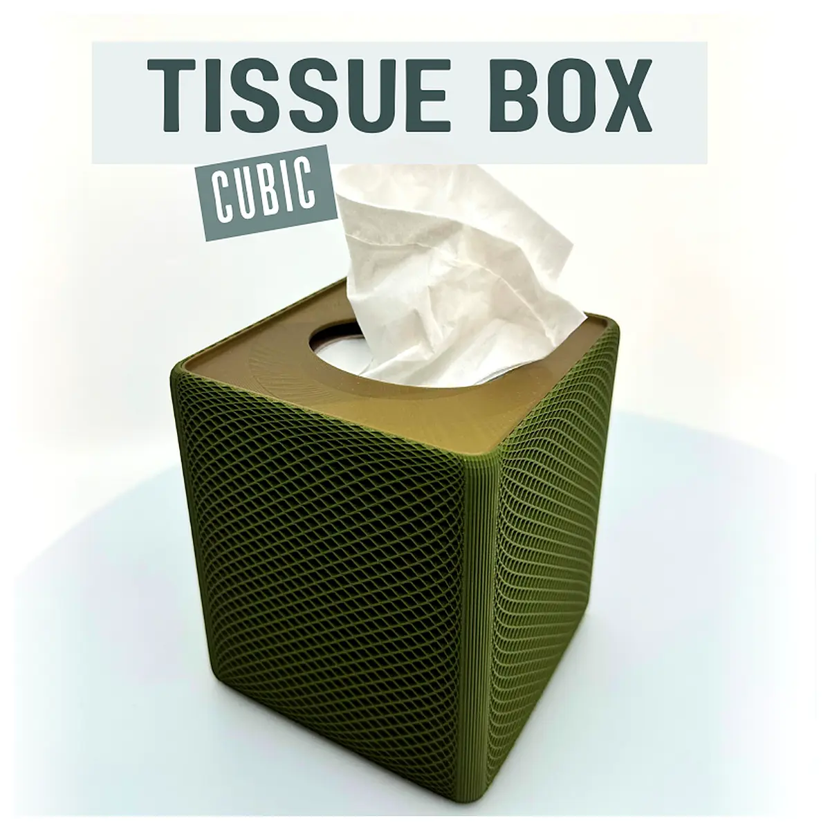 Cube Tissue Box Tissue Holder Portable Tissue Box Multi Functional Paper Box Home Office Essential