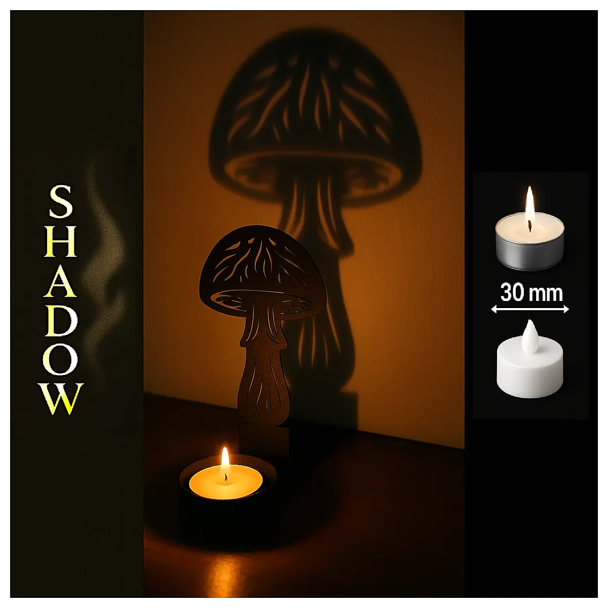 Shadow Art Mushroom Photography Artistic Photography Creative Lighting Mushroom Photography Art Decor Photography Appreciation