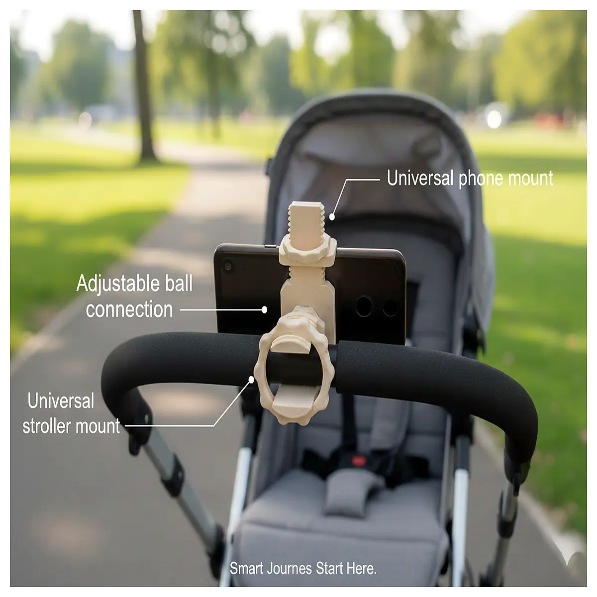 Baby Stroller Phone Mount Compatible Bike Phone Mount Stroller Accessories Mobile Holder Sports Accessories