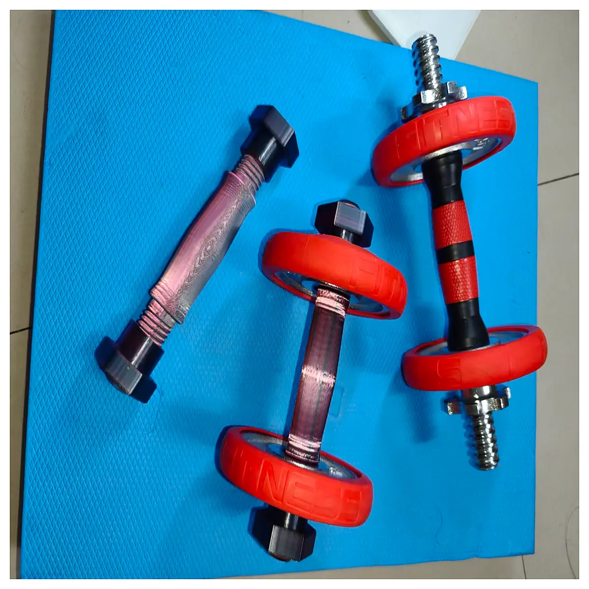 Dumbbell Bar Fitness Accessory Strength Training Exercise Equipment Power Enhancement Dumbbell Rod Gym Equipment