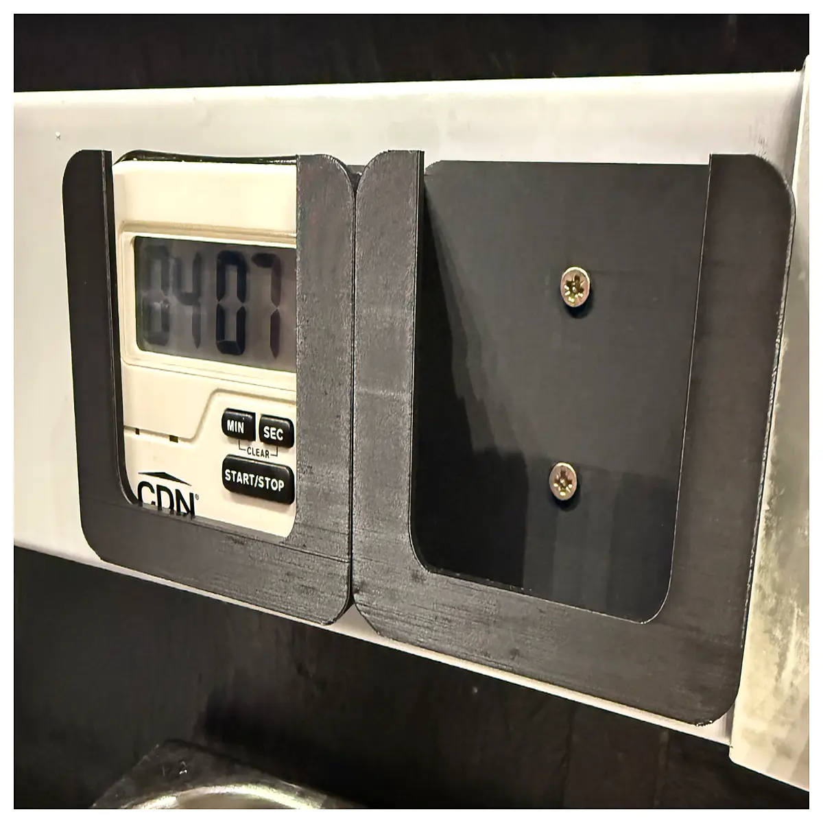 Kitchen Timer Holder Wall Mount Timer Stand Kitchen Gadget Accessories Timer Support Installation