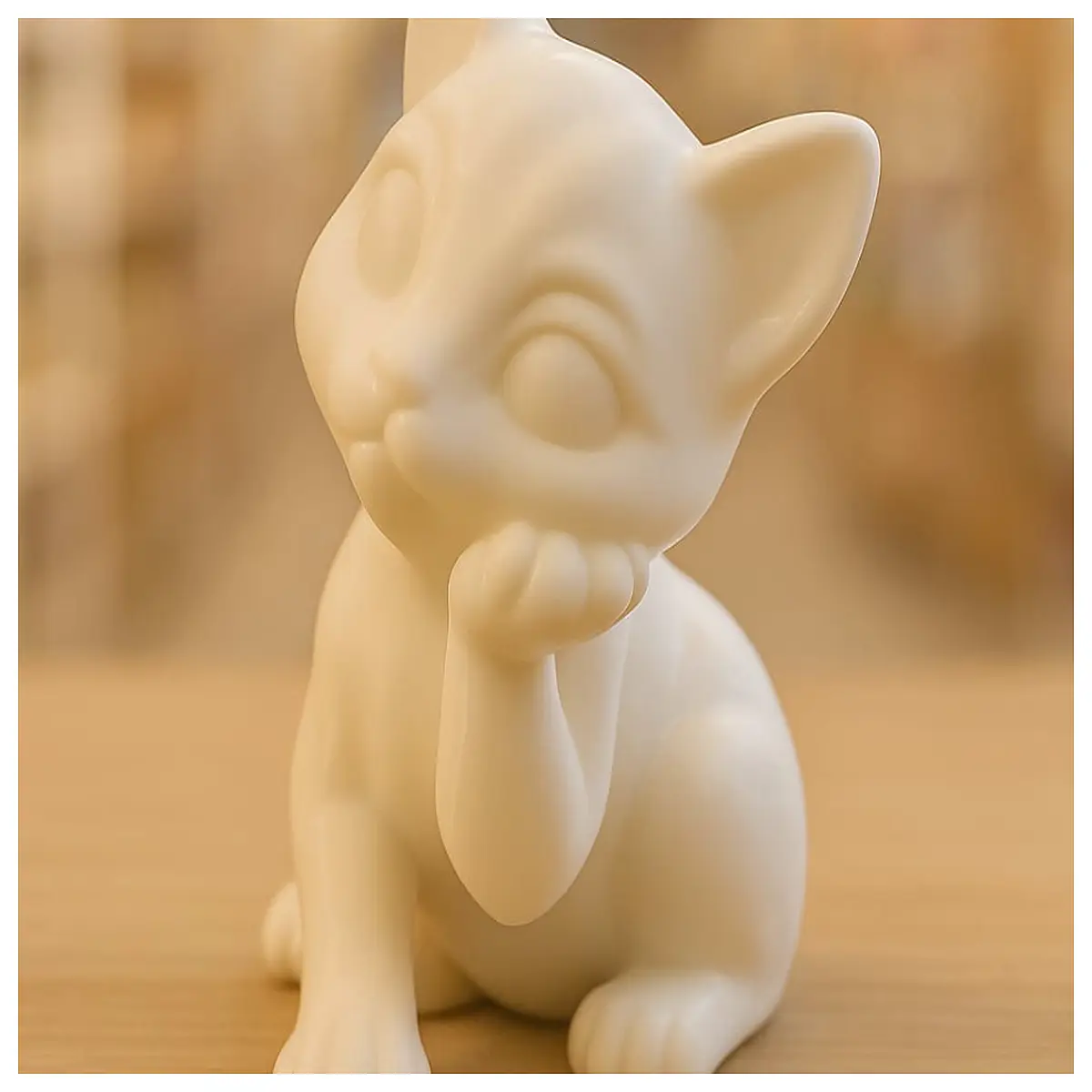 cute sleeping kitten plush toy cozy cat pillow for bed soft stuffed animal kids relaxing meditation decor