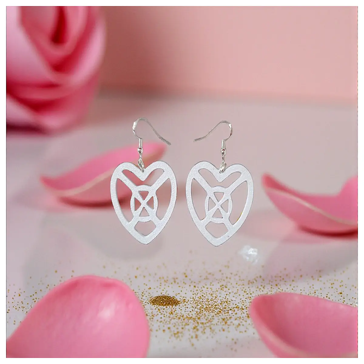 Hope Intent Faith Earrings Wishful Blessing Spiritual Jewelry Religious Earrings Divine Ornament Women s Earrings
