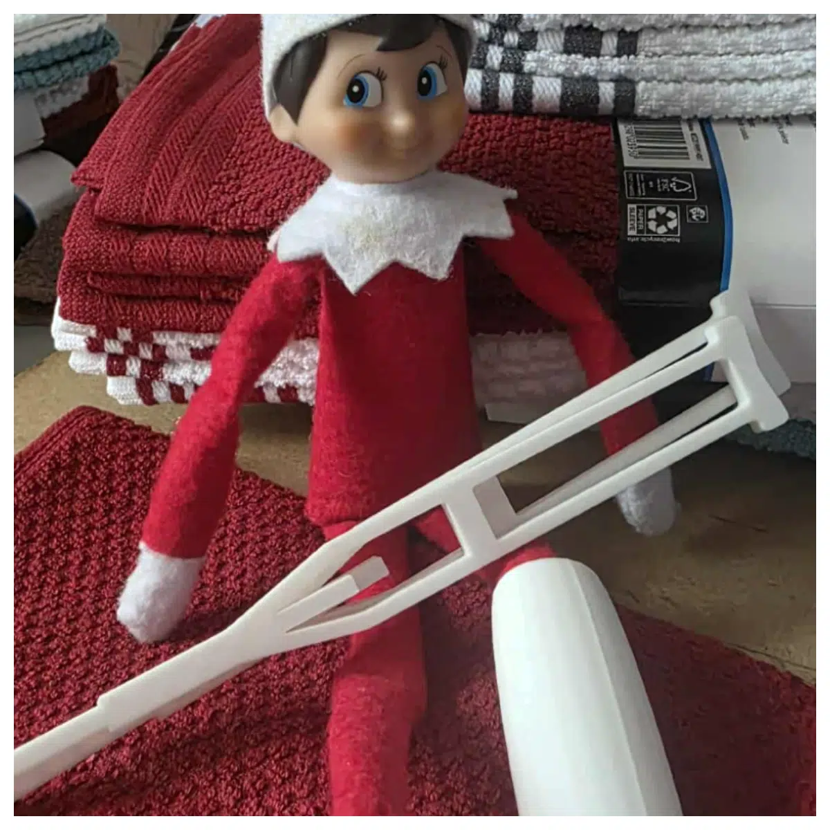 Elf Walking Stick for Kids Support Stick Orthopedic Walking Aid Leg Plaster Child Rehabilitation Tool