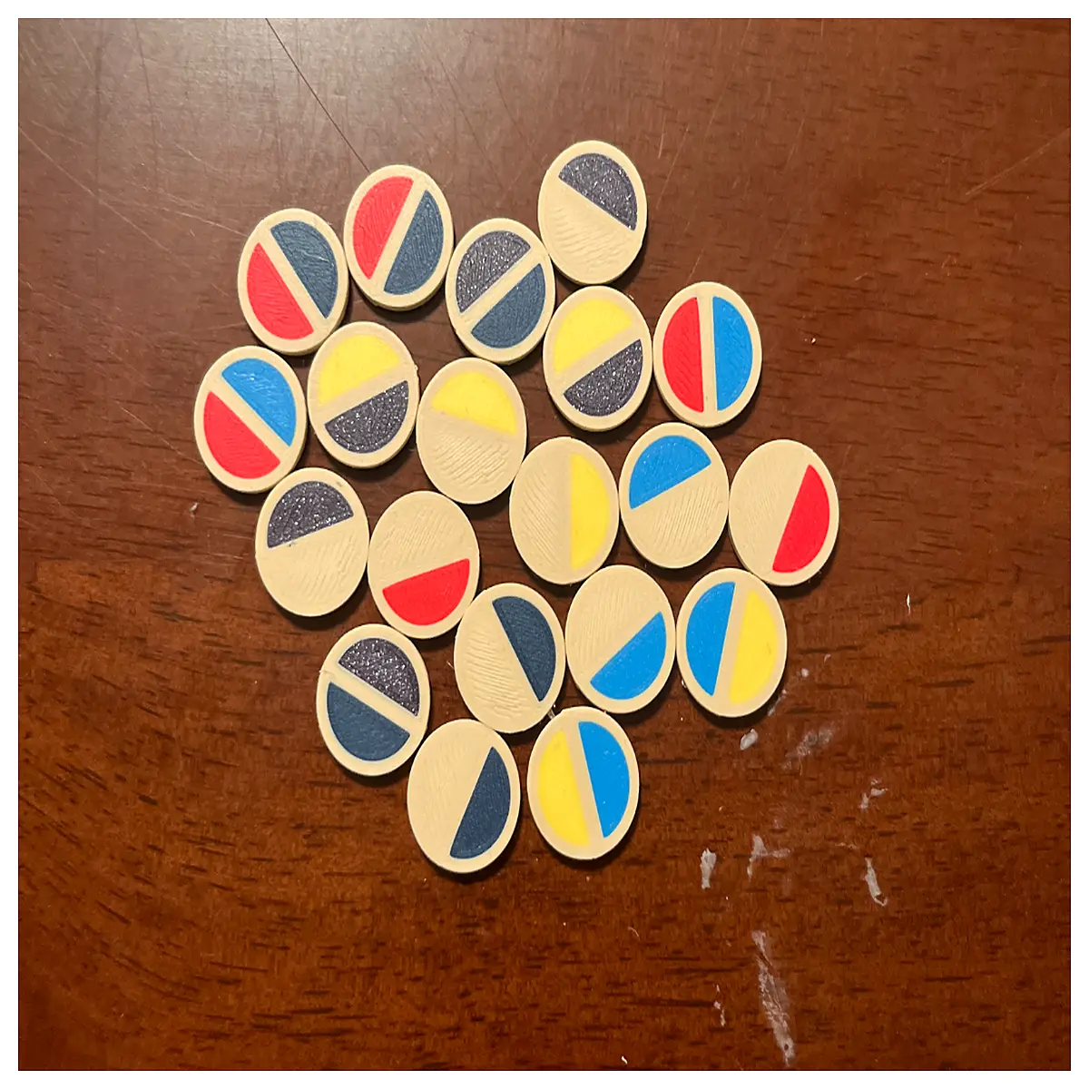 Azul Duel Reward Replacement Parts Game Accessories Replacement Tokens Board Game Parts Upgrade Azul Duel