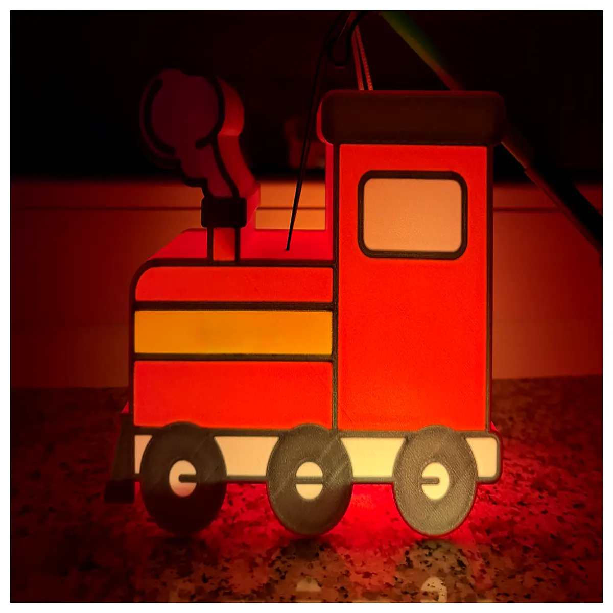 Train Lantern Decoration Retro Railway Lantern Festive Gift Holiday Decor Rail Lantern Rail Memorials