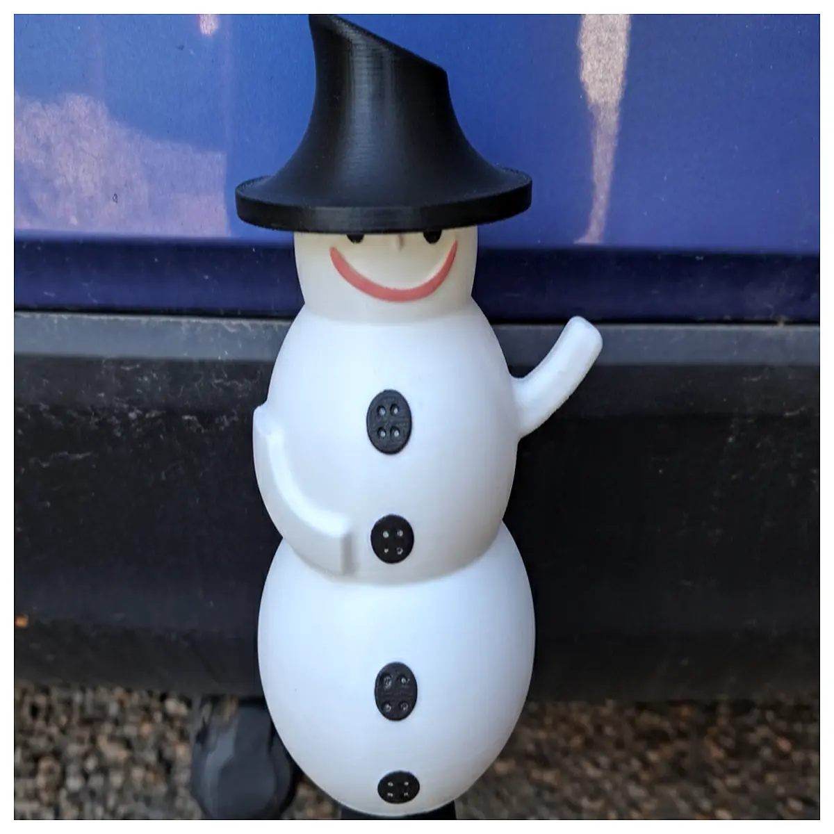Snowman Trailer Hook Cover Christmas Decoration Car Xmas Ornament Trailer Accessories Festive Decoration