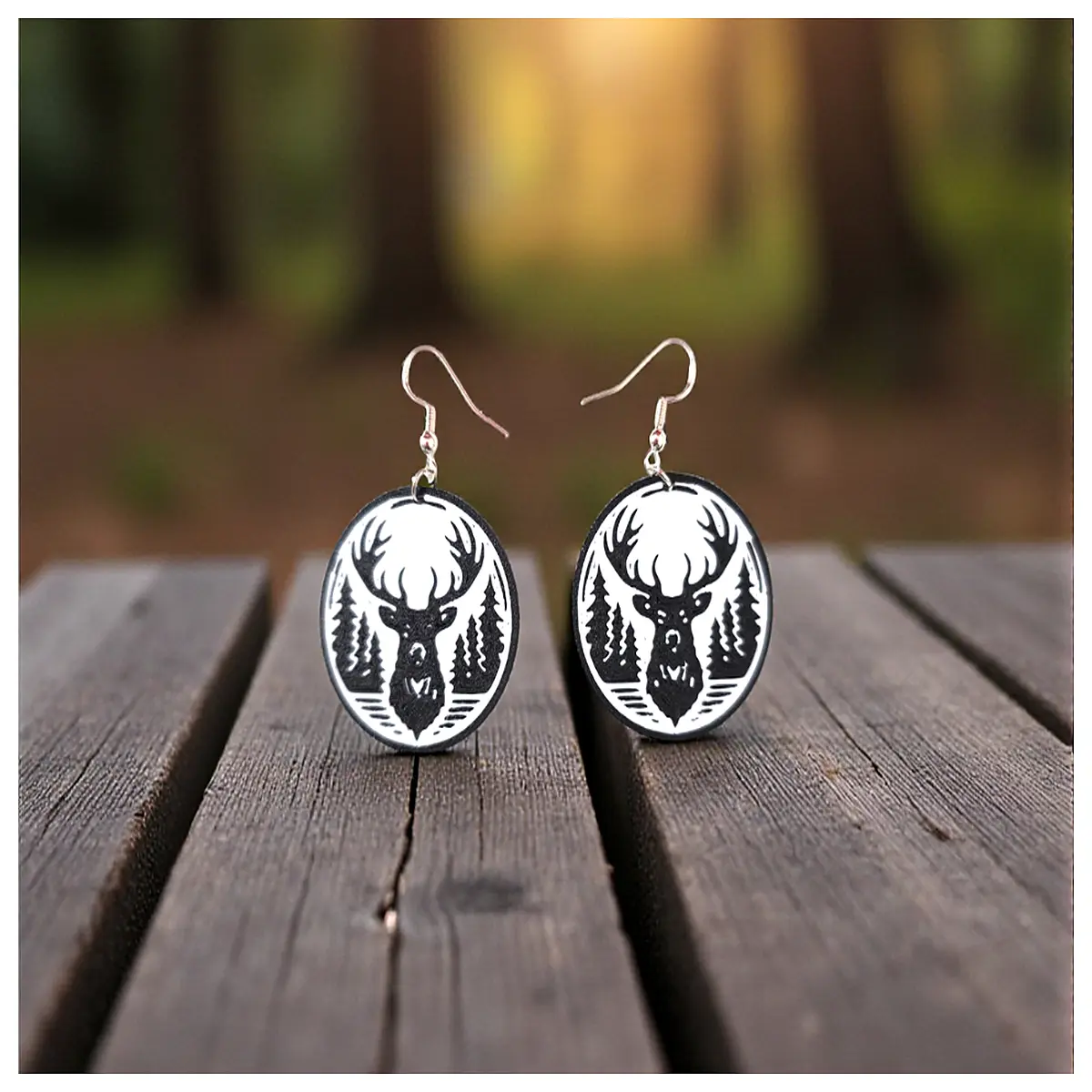 Landscape Earrings Women s Style Traditional Wind Earrings Elegant Temperament Ethnic Ornament Jewelry Wholesale