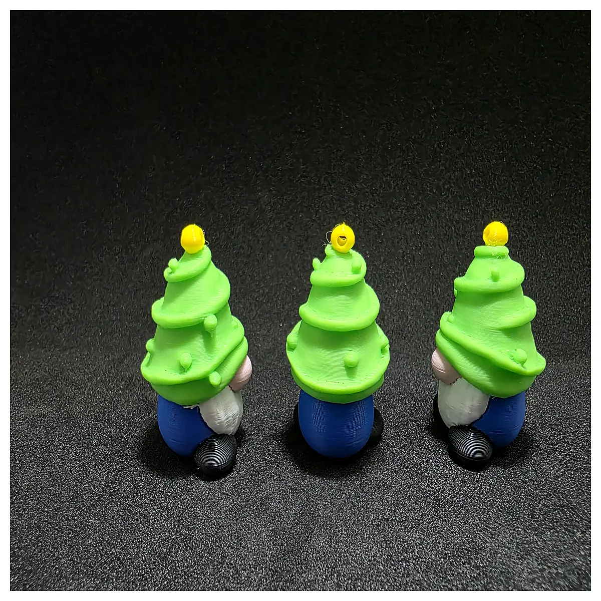 cute mini christmas tree gnome figurine desktop decoration holiday party favor