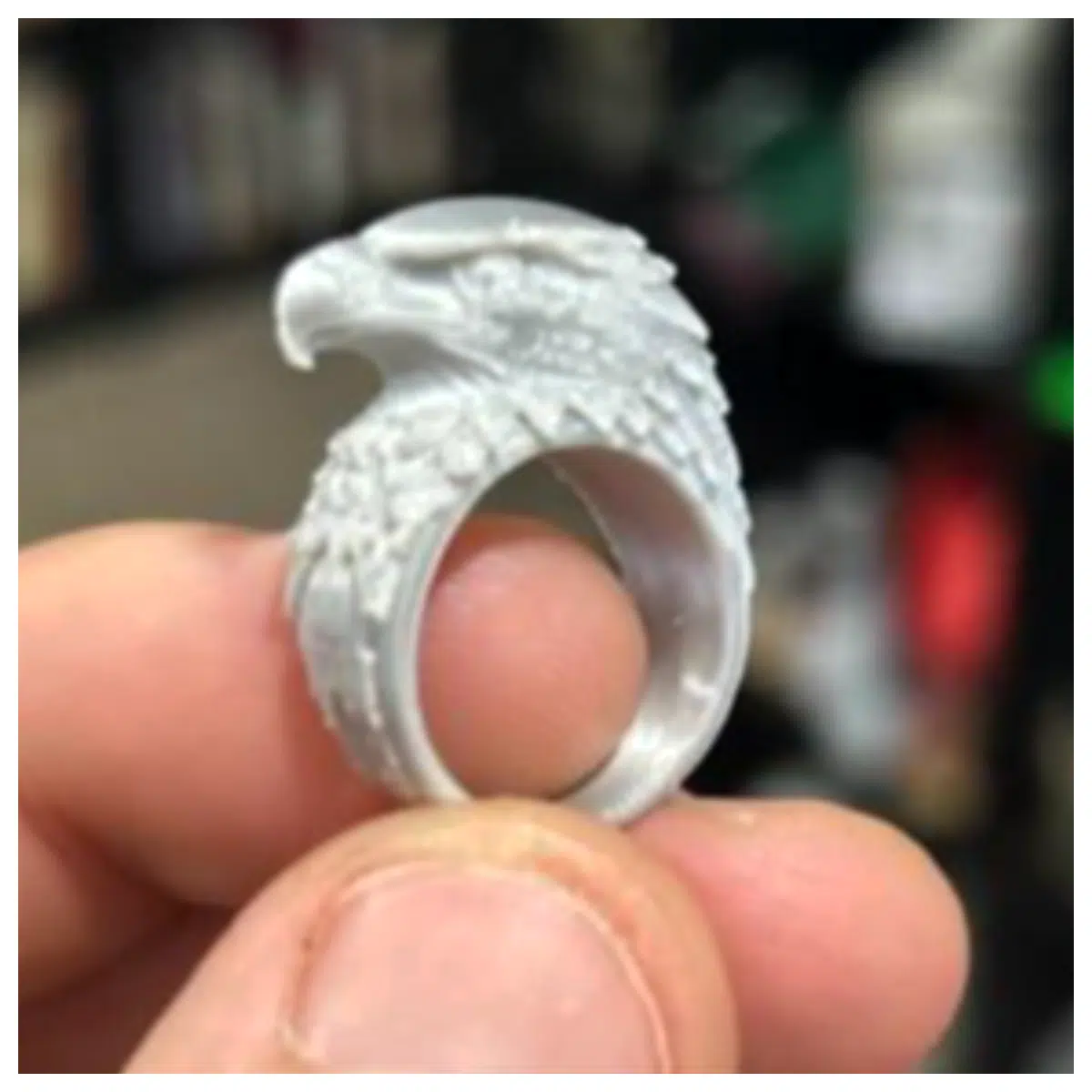 Golden Ring Detailed Wearable Sculpture Roleplay Toy Model Collectible Ring Roleplay Accessories