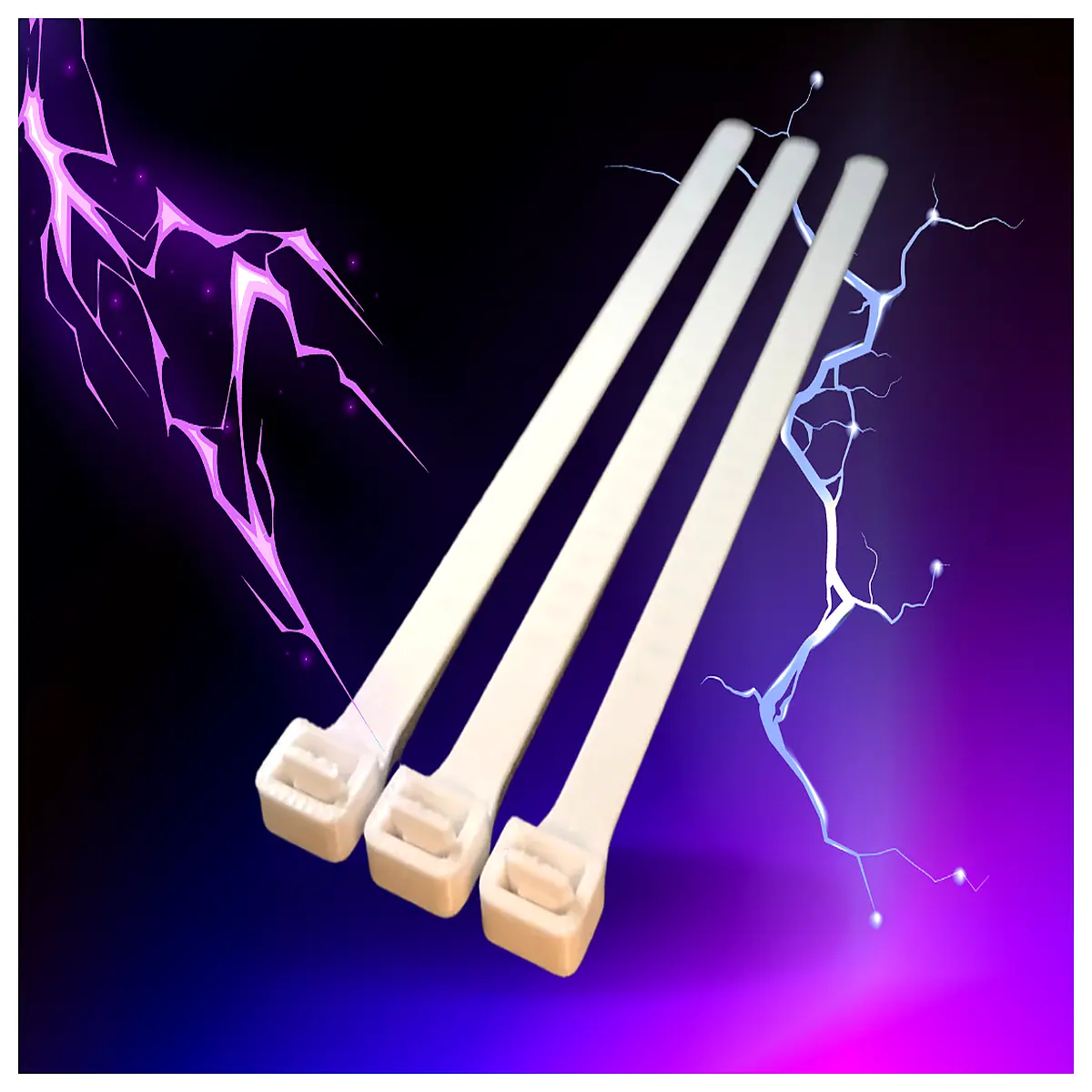 3D Printed Zip Ties Fastening Components 3D Print Accessories Part Securing Quick Connect Fasteners