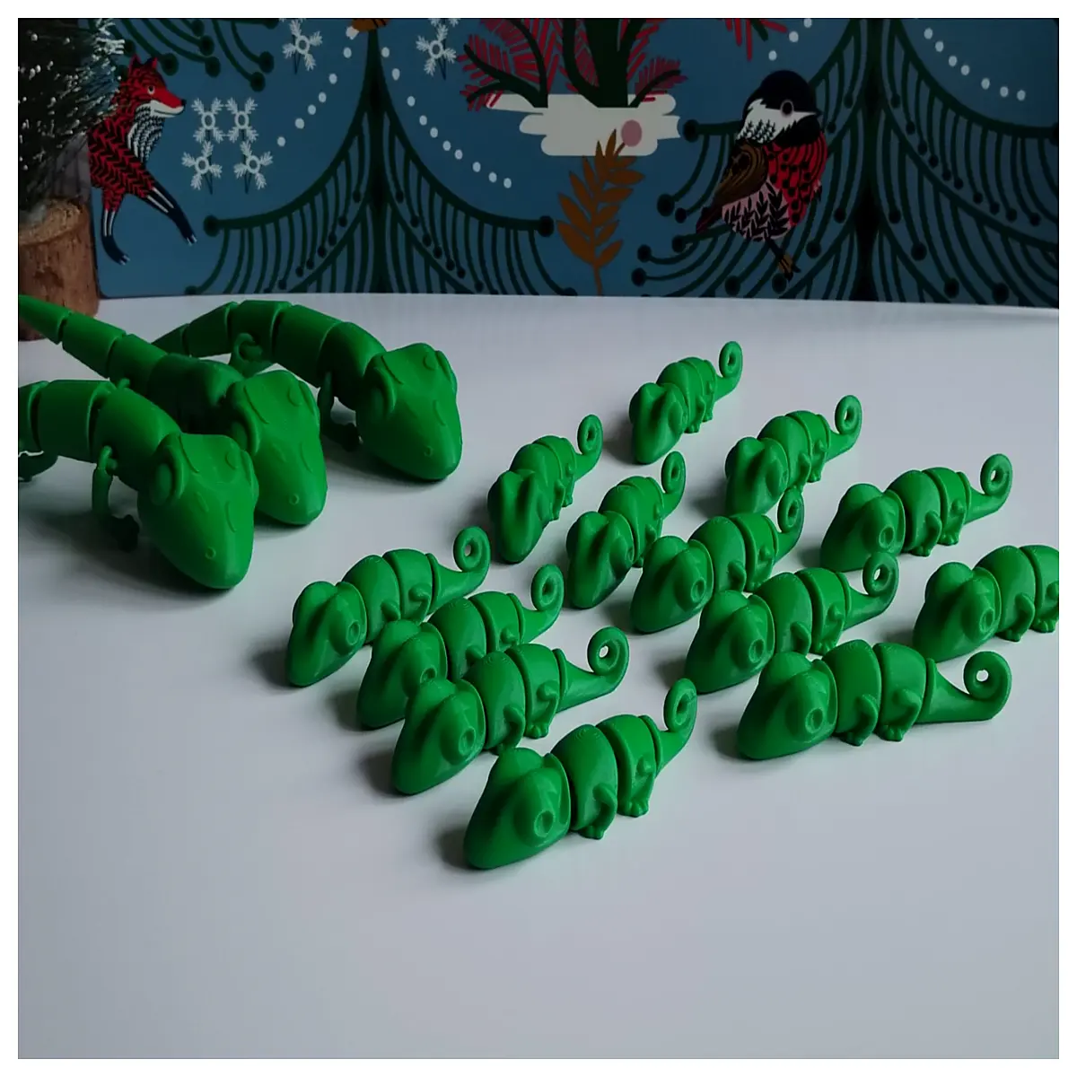 2 in 1 Cute Lizard Toy Interactive Animal Kids Educational Plush Fun Pet Companion Baby Learning Toy