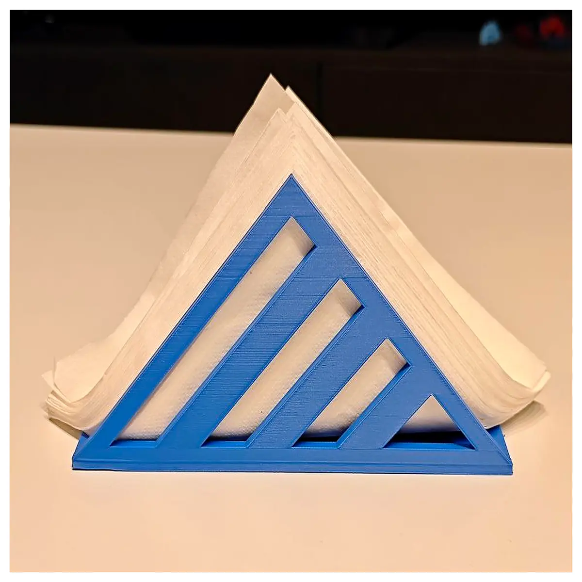 Napkin Holder Desktop Organizer Kitchen Bathroom Tissue Paper Dispenser Shelf Stand Holder Space Saving Design