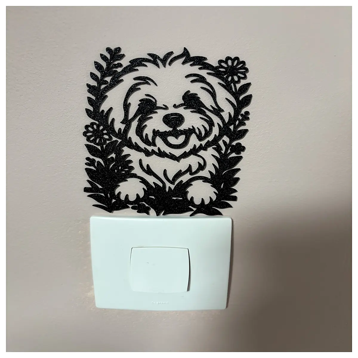 Bichonnee Outlet Cover Wall Switch Panel Modern Home Decor Pet Friendly Outlet Accessories