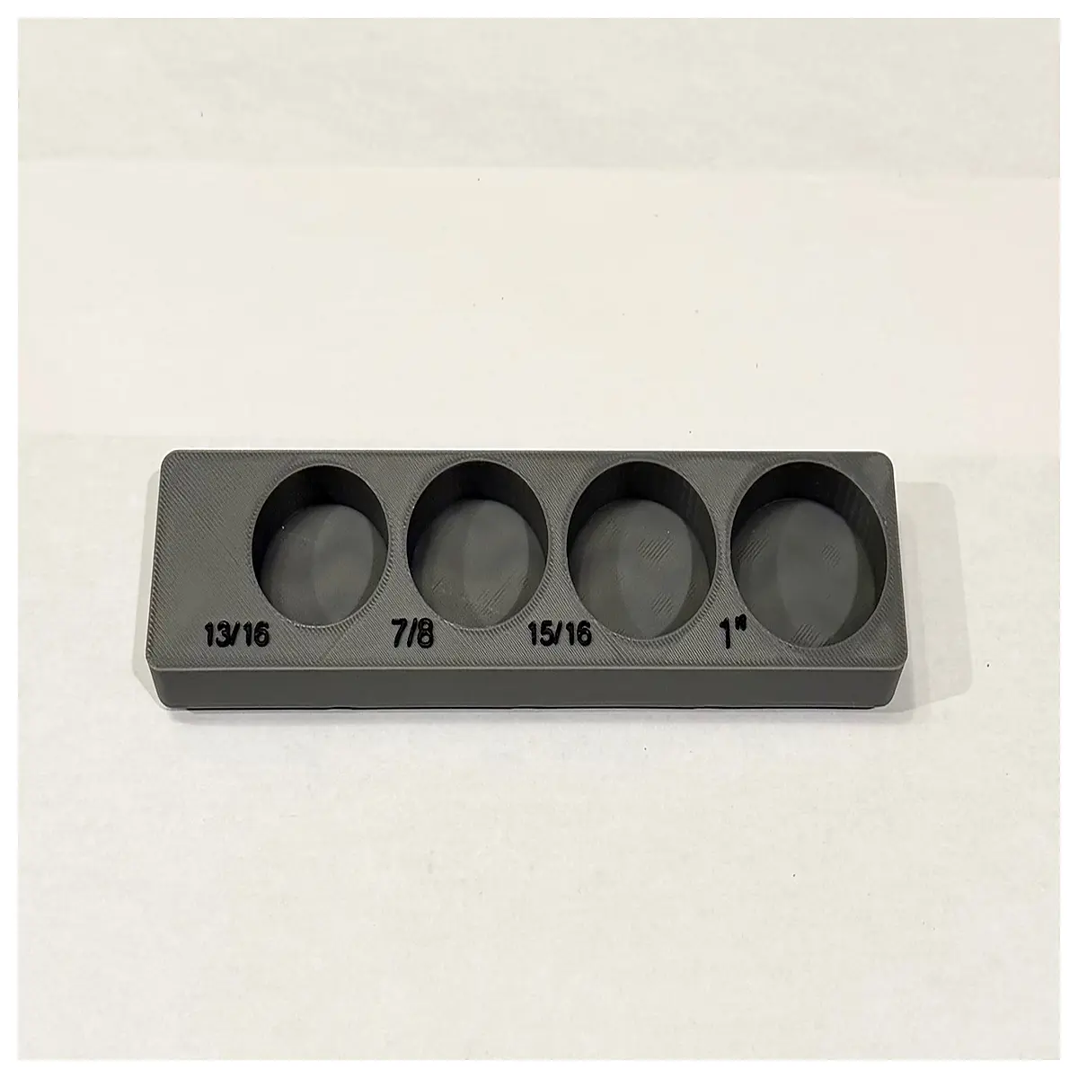 Gridfinity 12 SAE Socket Holder Tool Organization Workbench Storage Automotive Repair Parts Socket Mount Accessory