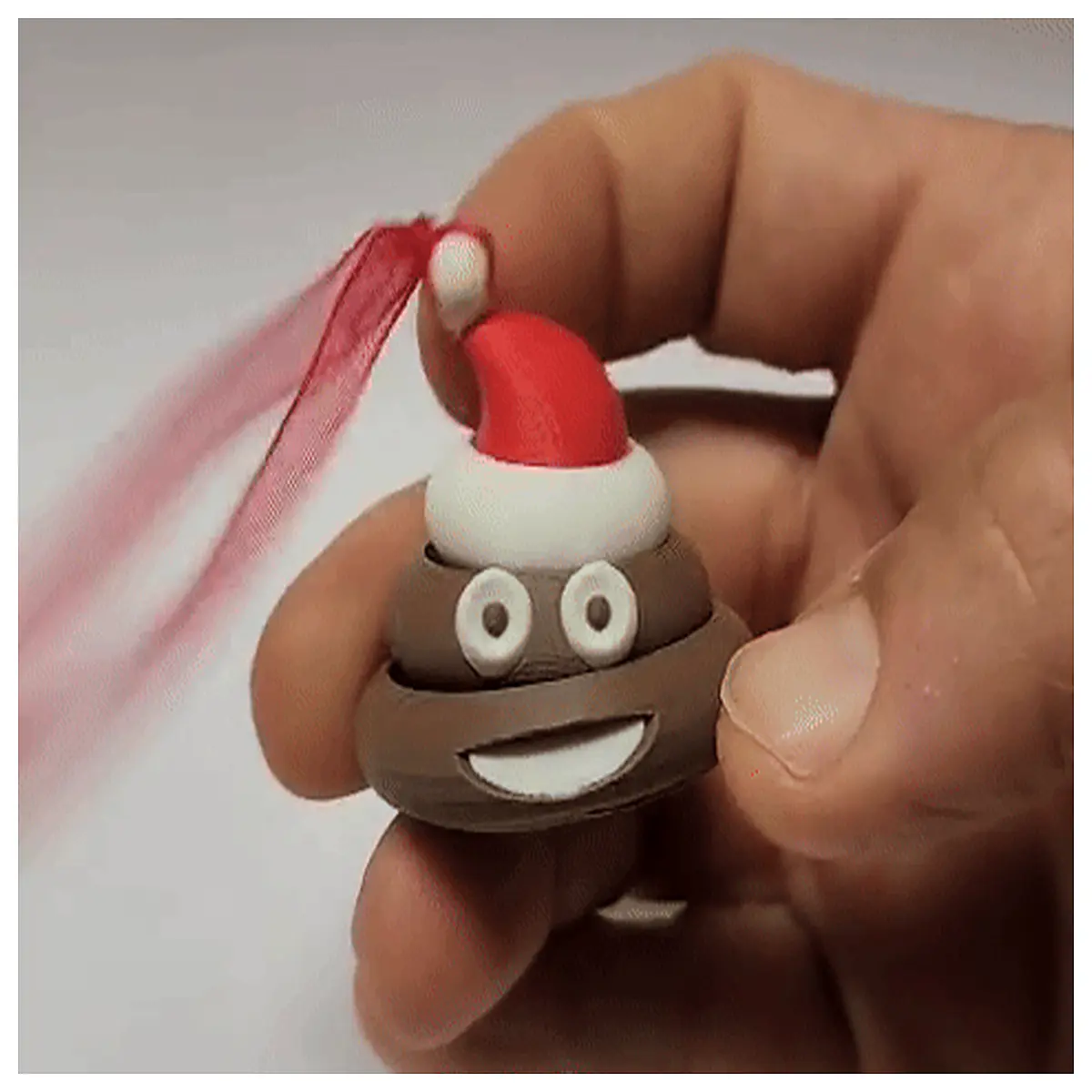 ornaments for christmas tree funny moving joint decorations recycled waste material holiday decor quirky character baubles