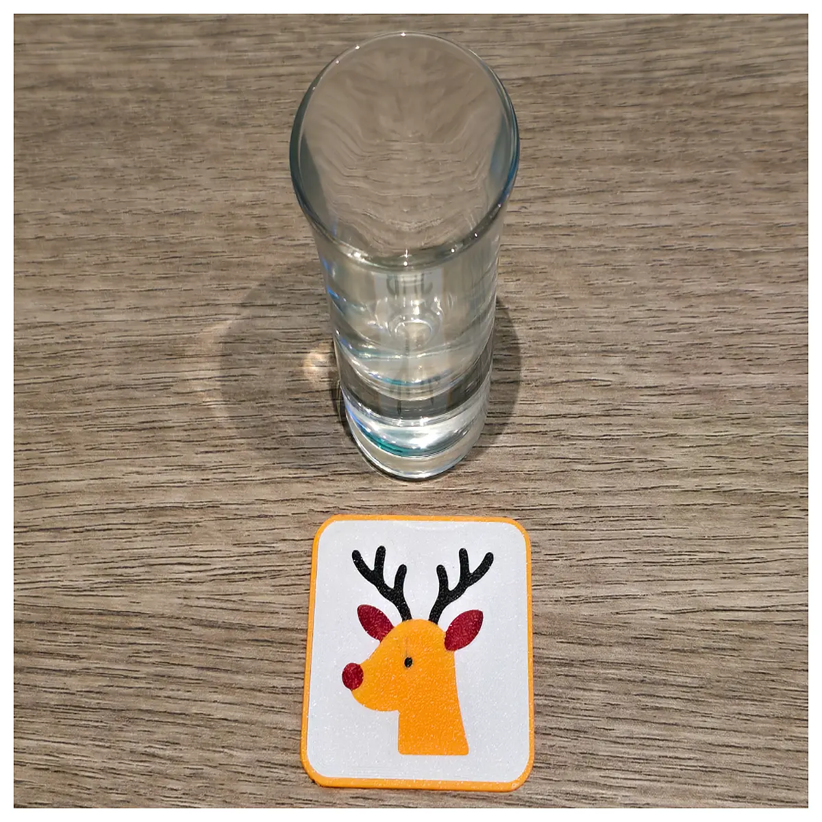 rudolph the red nosed reindeer christmas coaster set festive holiday table decor cute reindeer mug ring for winter party gifts