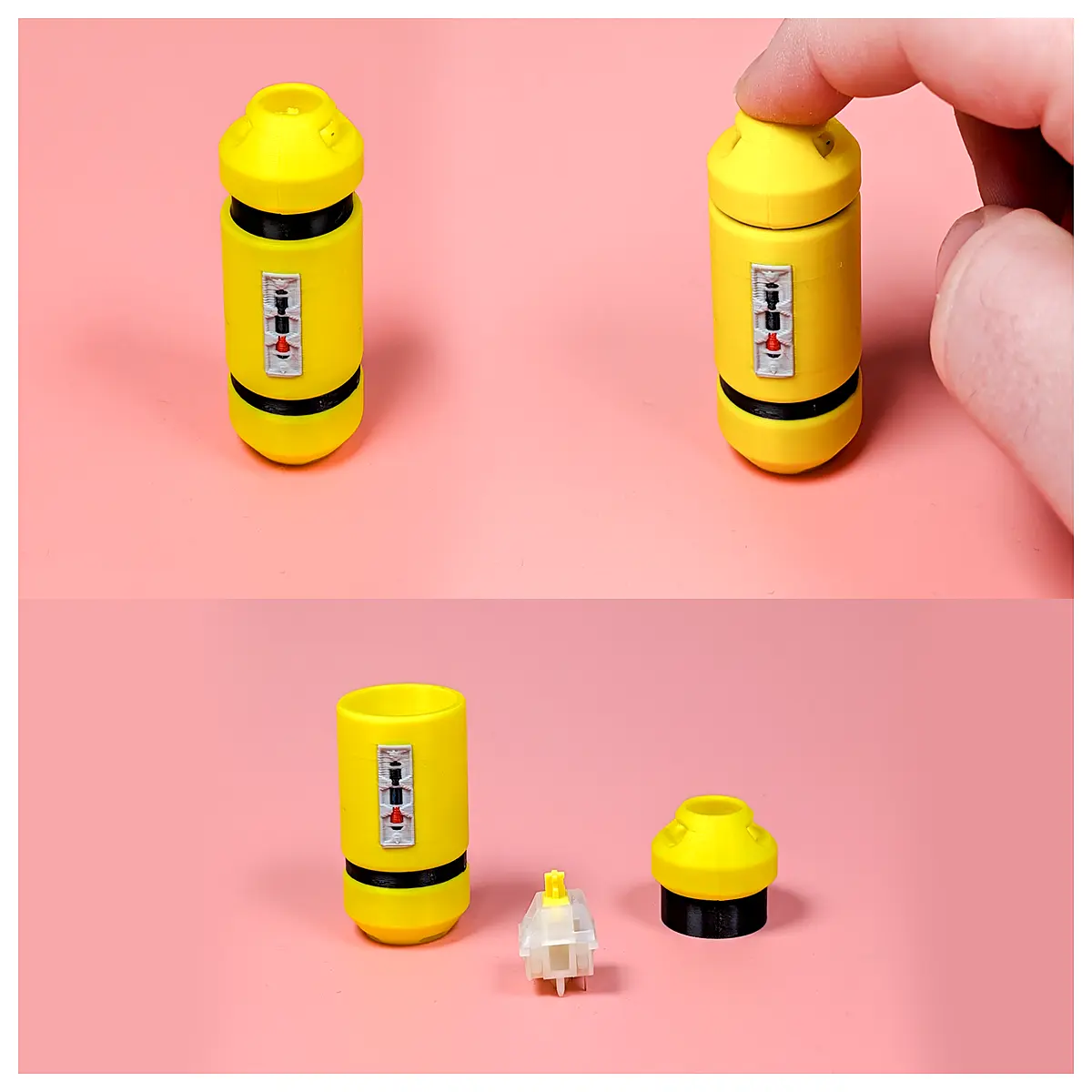 Power Company Scream Energy Can Clicker Toy Emotional Release Tool Kids Toy Sound Stimulator Stress Relief