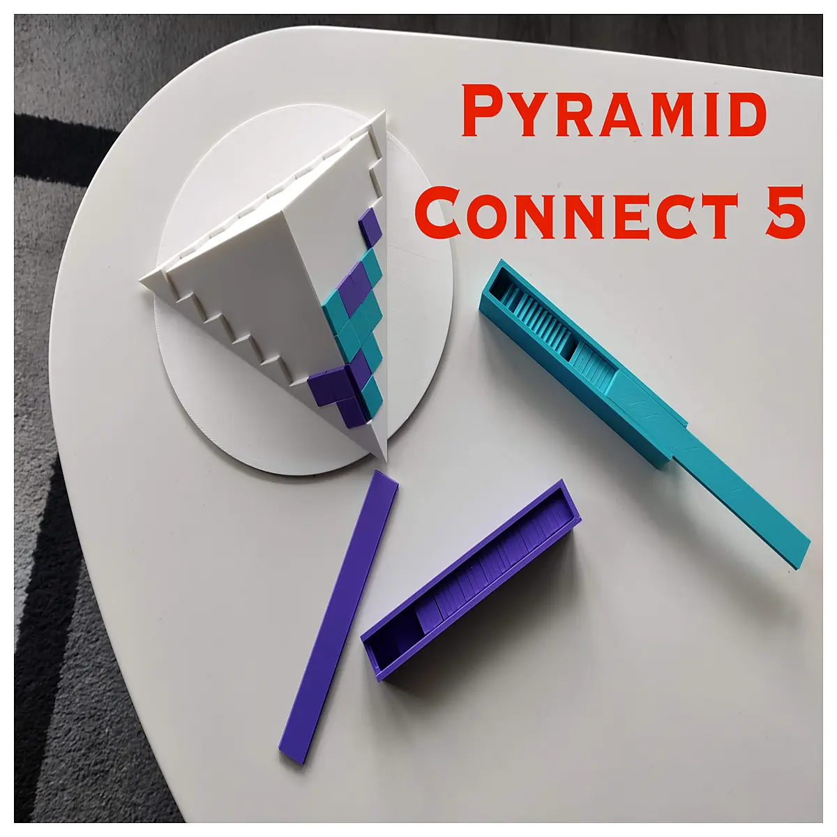 Connect Five Board Game Strategy Puzzle Game Family Fun Five in a Row Challenge Board Game Enthusiast