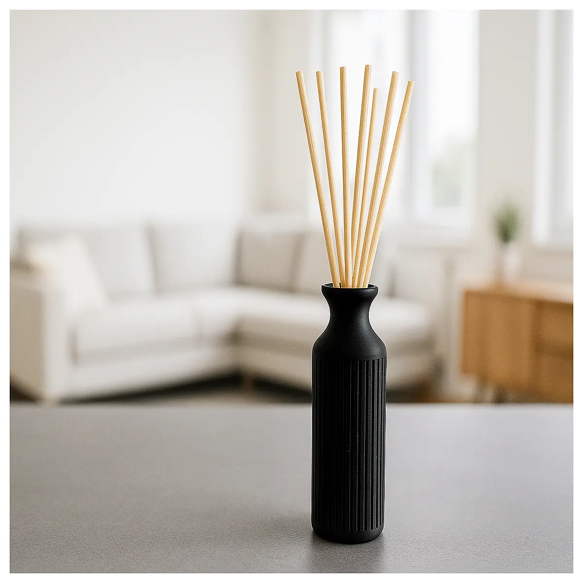 glass reed diffuser set for home decor long lasting scented oil fragrance dispenser