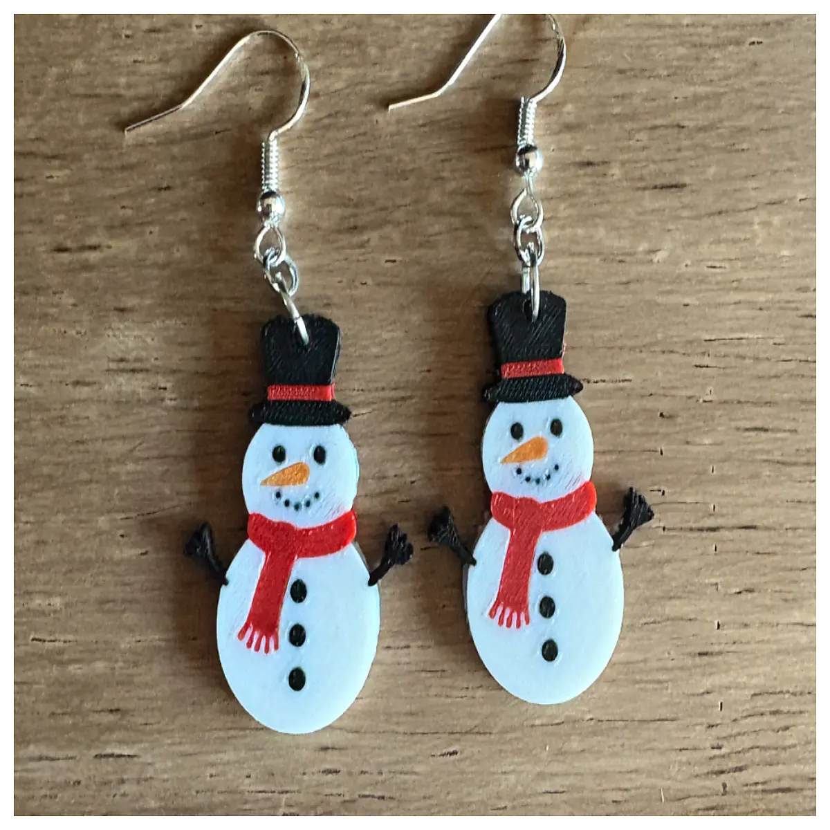 cute snowman stud earrings for winter holiday party gift festive charm jewelry