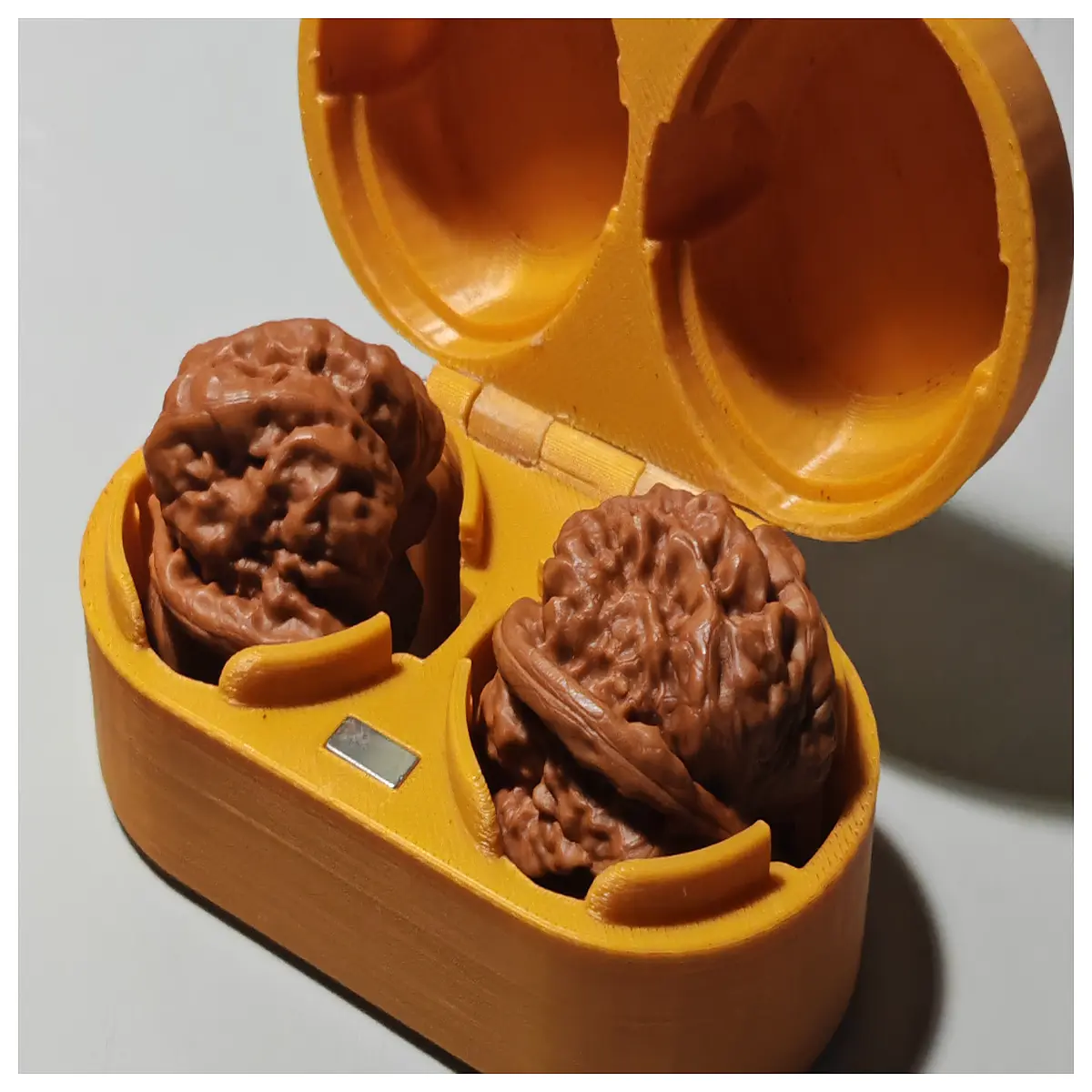 Wen Wan Nucleus Walnut Storage Box Portable Small Box Desktop Organizer Storage Box Multi Purpose Storage Tool Snack Box