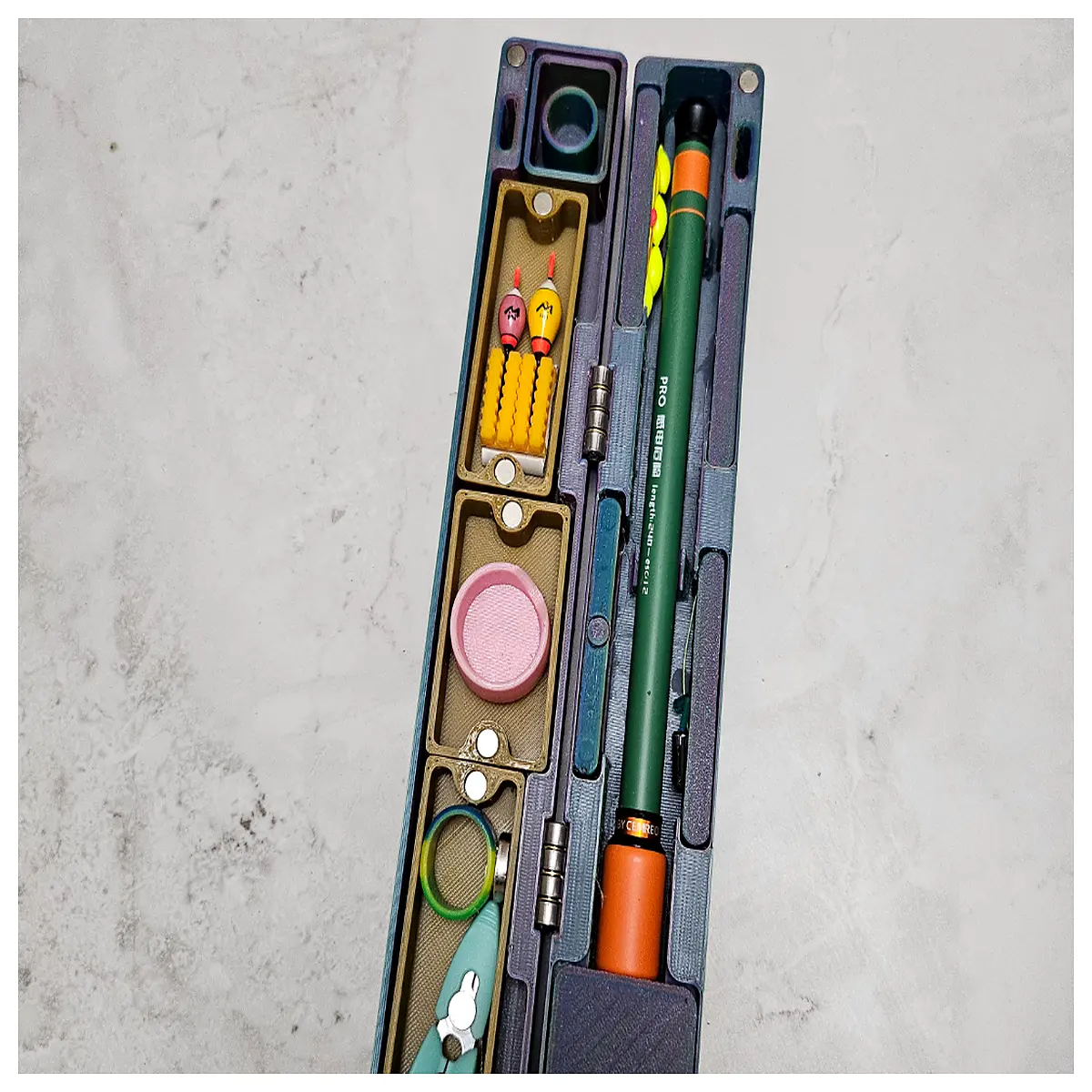 Lure Storage Box Fishing Accessory Box Tackle Organizer Fishing Gear Storage Lure Storage Container Fishing Tool Box