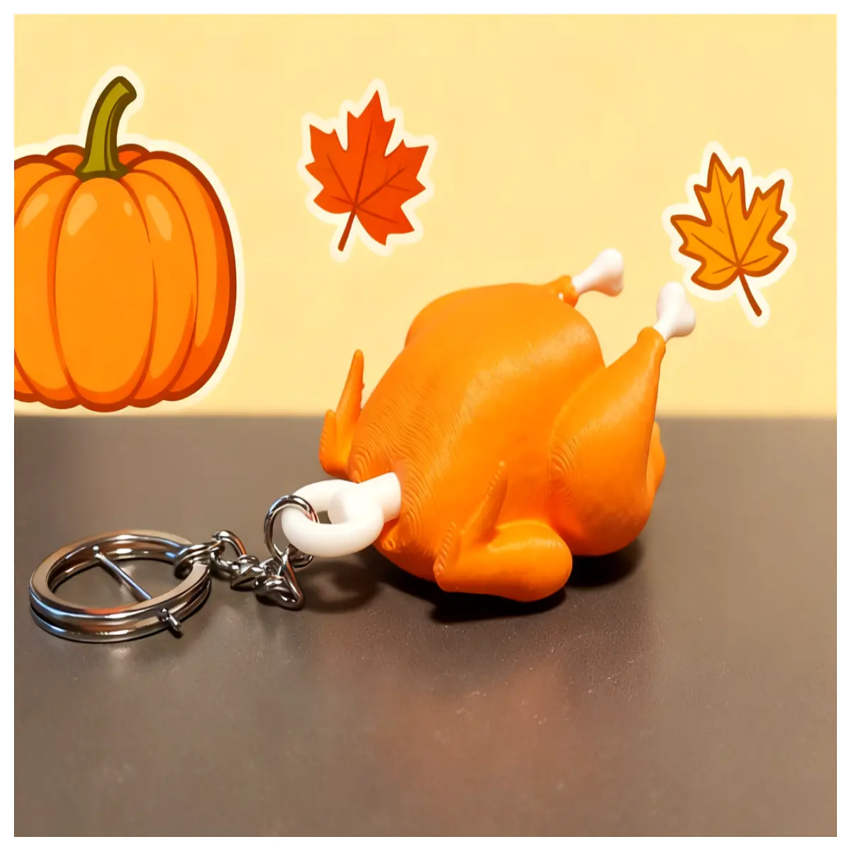 Thanksgiving Decoration Turkey Keychains Festive Gift Holiday Ornament Party Decoration Thanksgiving Memorial