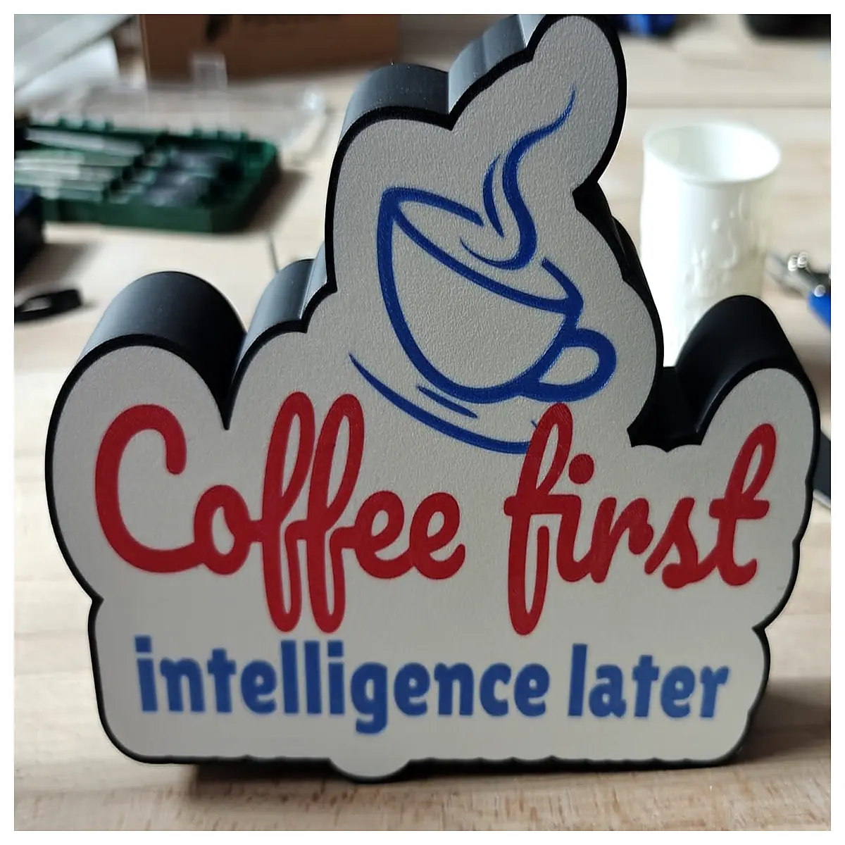 cafe menu board box backlight for coffee shop signage
