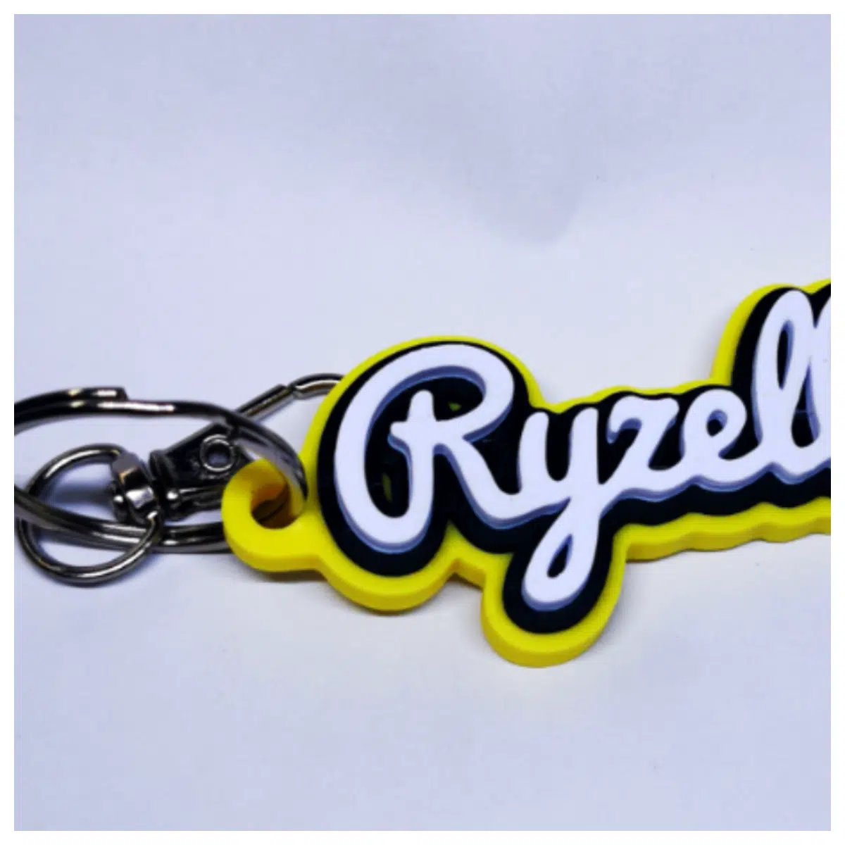 cute ryzell keychain for bag anime character pendant durable metal key ring accessory fans