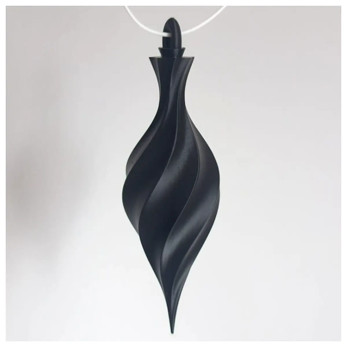twisted teardrop pendant necklace for women boho charm jewelry gift