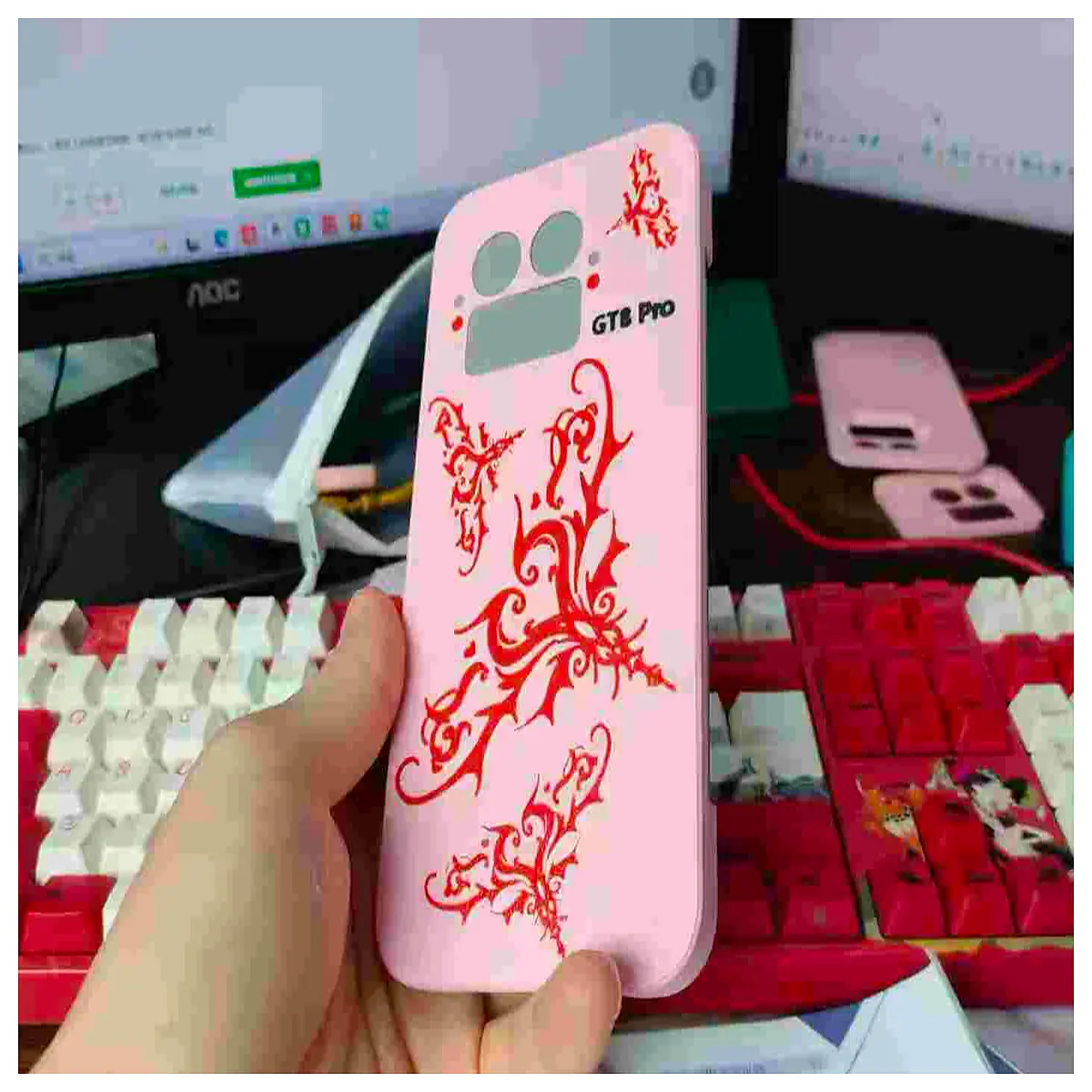 Zeta GT8 Pro Demoness Pattern Phone Case Protective Cover Anti Drop Scratch Full Edge Protection Phone Case Accessories