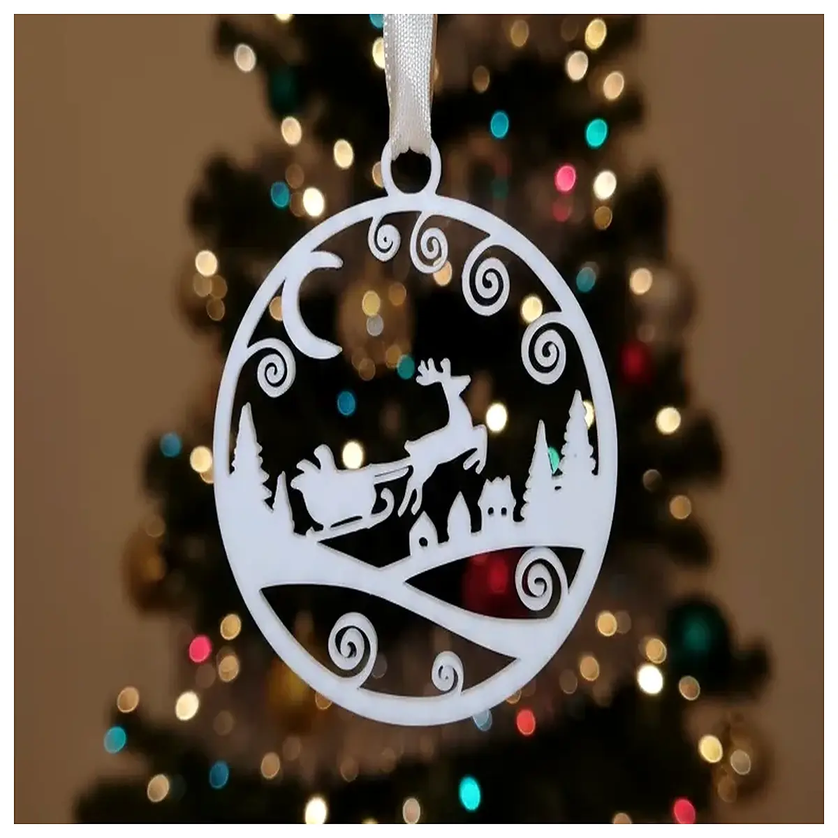 Christmas Ornament Flying Santa Claus Festive Decoration Christmas Gift Tree Ornament Holiday Decor