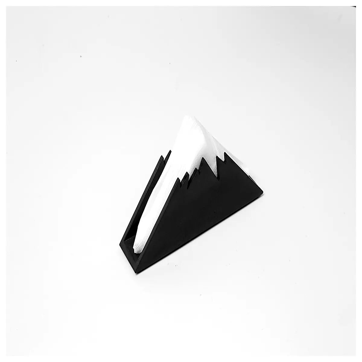 Mount Fuji Paper Towel Holder Bathroom Shelf Wall Mounted Tissue Display Stand Modern Decor