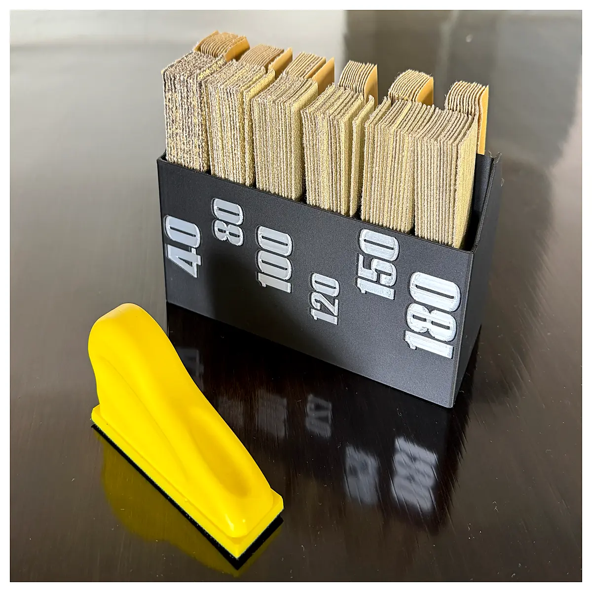 Sandpaper Holder 30x93mm Sandpaper Clamp Sandpaper Support Sandpaper Fixing Tool For Grinding Polishing