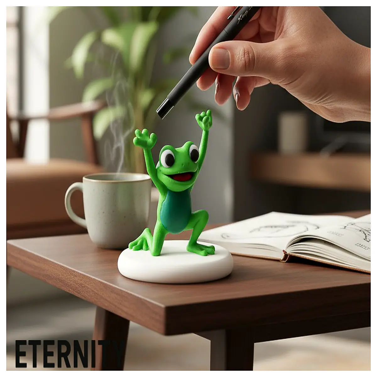 Pencil Holder Creative Desktop Decoration Book Stand Office Supplies Gift Holder