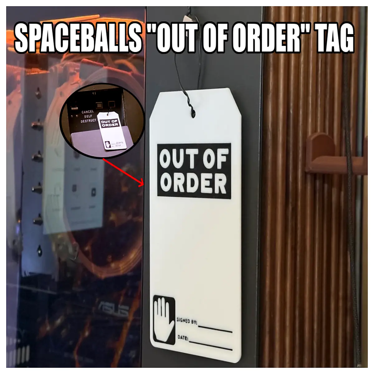 Spaceballs Sign Repair Parts Electronic Components Replacement Pieces Space Station Parts Spaceship Accessories