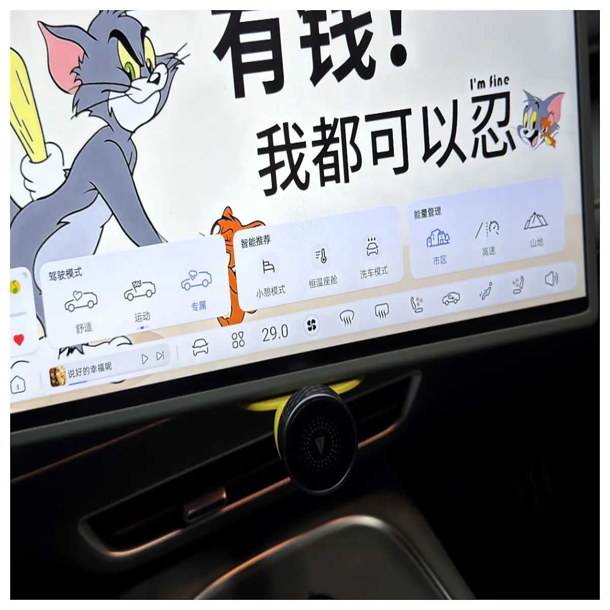 Shenlan Auto Tugotu Magnetic Mount Car Phone Holder Magnetic Suction Mount Vehicle Phone Stand Stable Holder