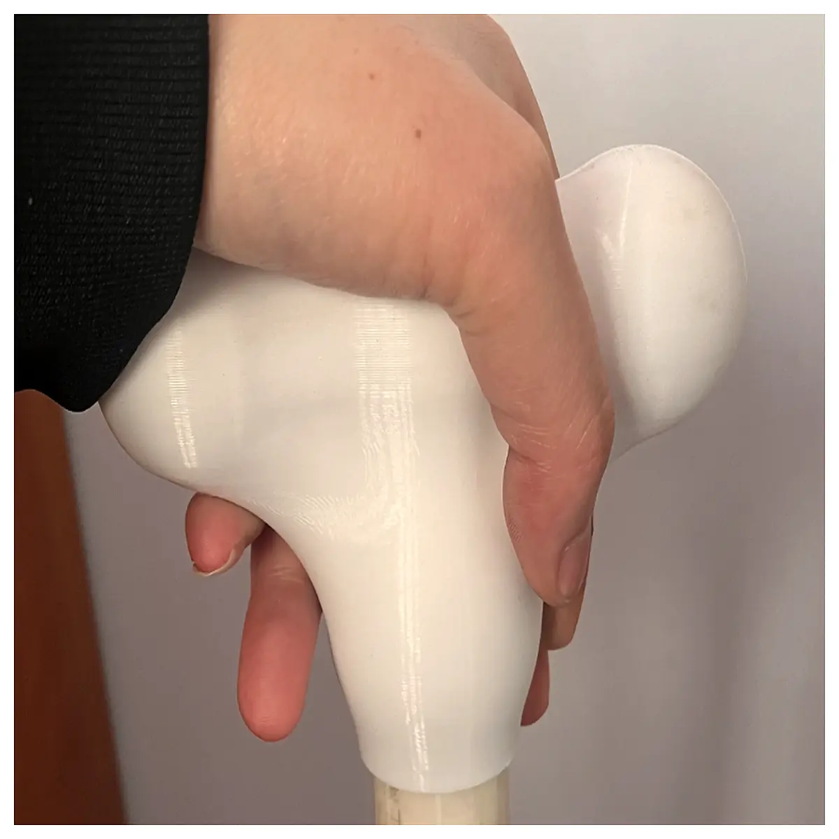 ergonomic walking cane grips for seniors anti slip rubber handles for mobility aids comfortable foam hand supports for arthritis pain relief