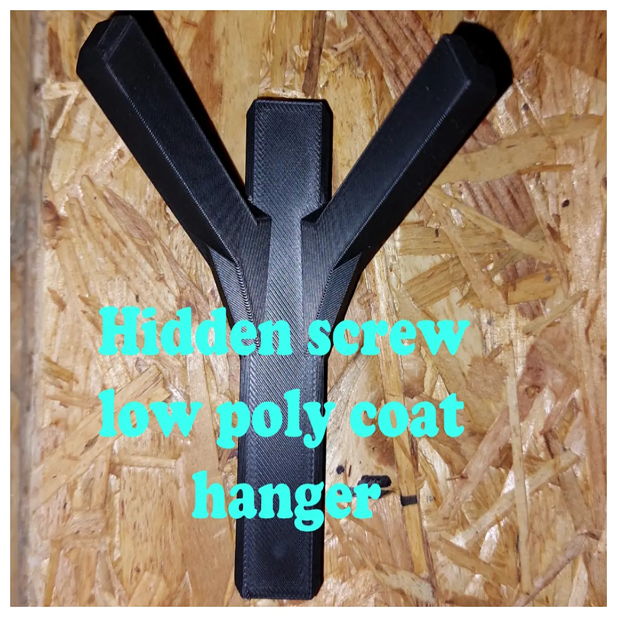 Low Poly Hooks Hidden Screw Holes Wall Decor Fasteners Minimalist Modern Accessories