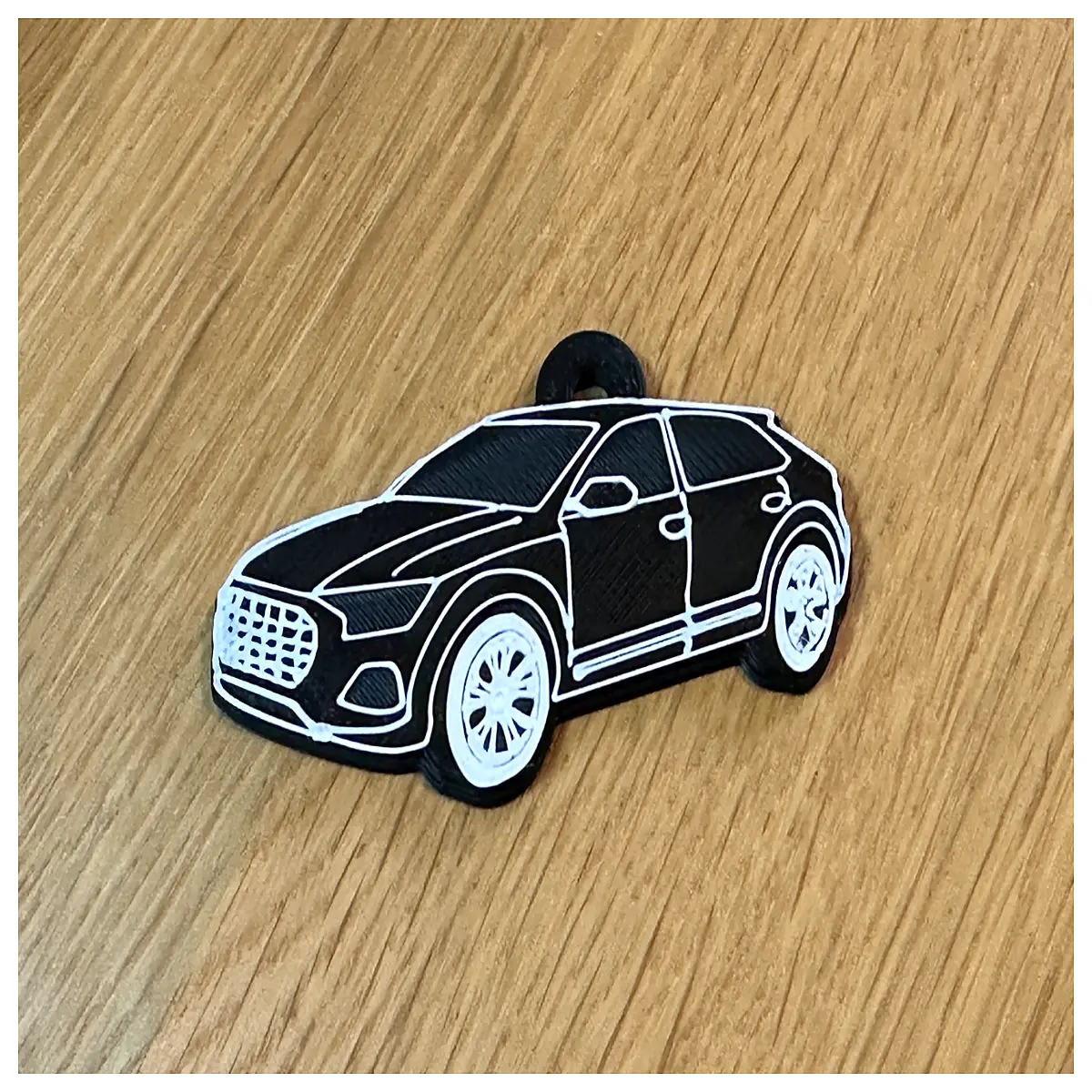 Q8 Keychain Car Accessory Car Decoration Hanging Ornament Car Gift Keyring Charm