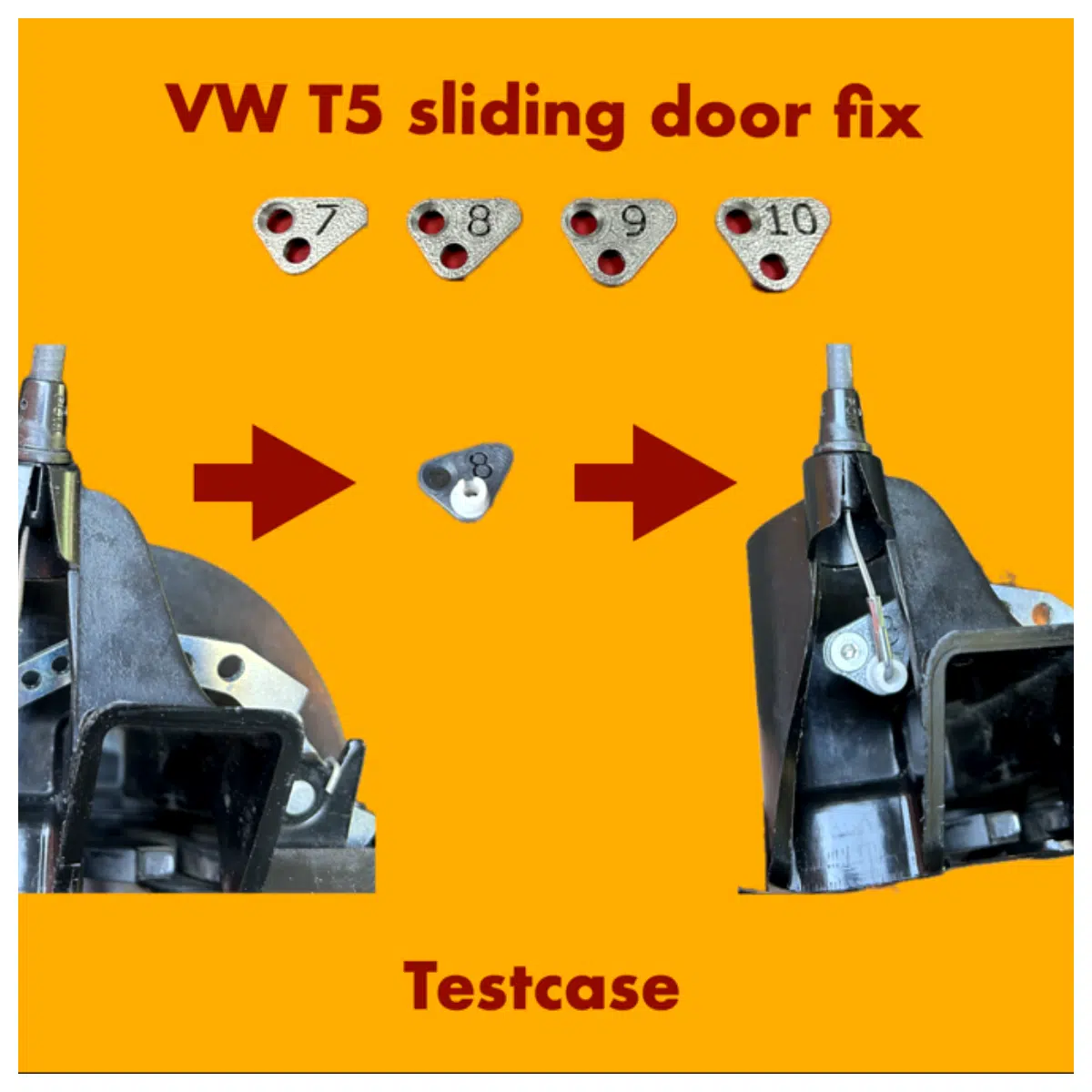 T5 Slider Door Stuck Repair Parts Smart Door Track Fixing Troubleshooting Accessory
