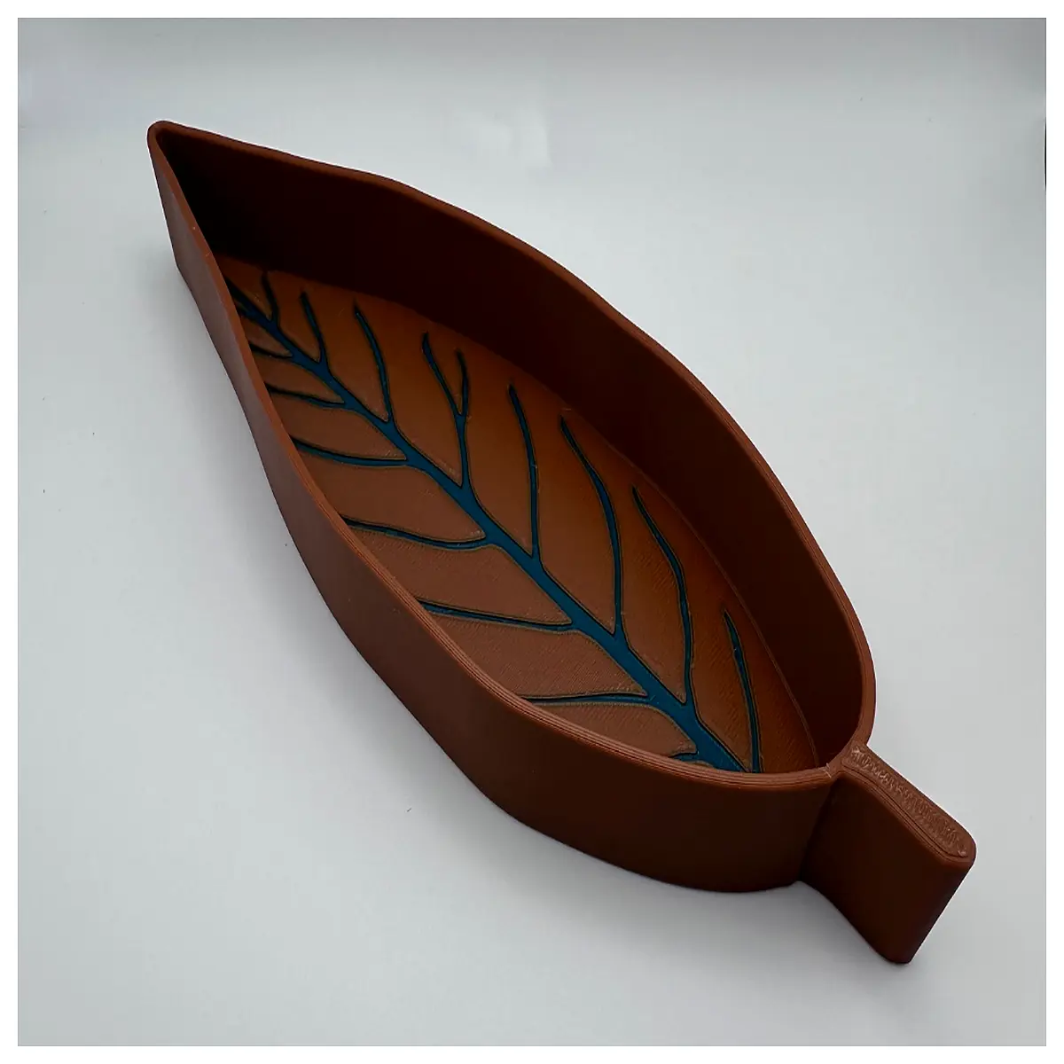 leaf shaped serving tray for charcuterie board decorative plant saucer holder modern home decor accent piece
